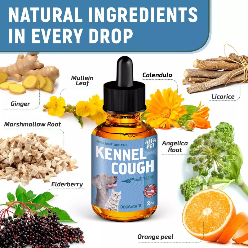 Alfa Pet Dog Cough - Kennel Cough - Dog Allergy
