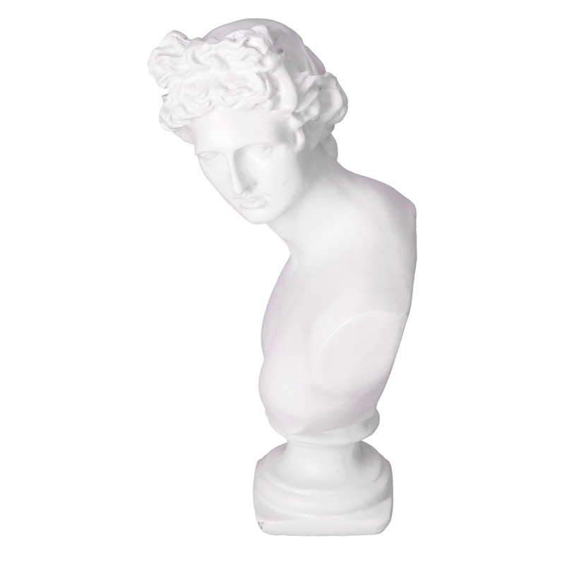 Nordic Style Character Figurine Bust Statue Craft Ornament for Desktop