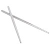 1 Pair Stainless Steel Chopsticks 17.5 cm Reusable Food Chopsticks