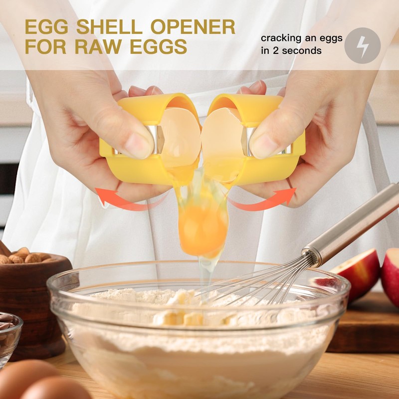 Egg Shell Opener, Egg Peeler Tool for Raw Eggs, Egg