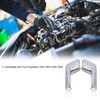 Topkidame Set of 4 Chrome Interior Door Handle Trim Compatible