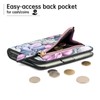 Toughergun Wallet Women Rfid Blocking Small Compact Bifold Luxury Leather