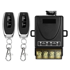 Frotlvm Wireless RF Remote Control Switch 30A AC 110V/120V/240V Relay RF Switch Universal 433Mhz 220V Relay Remote Control Switch with Long Distance Transmitter for Lights, Motor, Garage Door