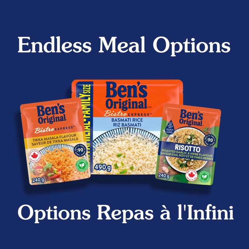 BEN'S ORIGINAL Risotto Roasted Garlic & Herb Flavour Side Dish,