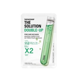 The Face Shop The Solution Double Up Pore Mask Sheet / 더페이스샵 더 솔루션 더블업 모공마스크시트