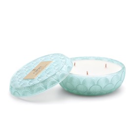 CHERX%100 Soy Wax Candles, 20-25 Hours Burn Time, Natural Essential Oils, Decorative Wedding Candles (Bowl, Azure Breeze)