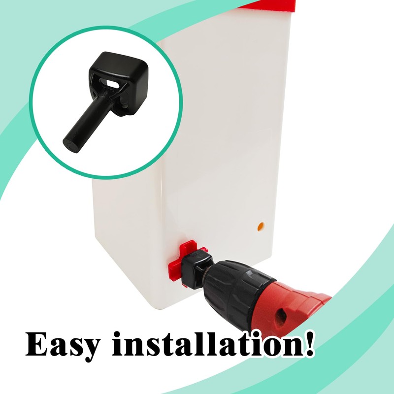 Cyrading 6pcs Chicken Nipple Waterer Horizontal Automatic Poultry Nipples Horizontal