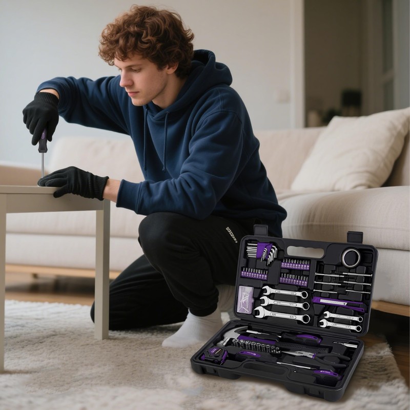CARTMAN 148-Piece Automotive and Household Tool Set Perfect for Car