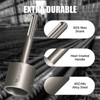 SDS MAX Shank T-Post Driver for 2'' Ground Rods, 40CrMo