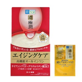 Hadalabo Gokujun Hali Perfect Gel 3.5 oz (100 g) + Gokujun Sachet Included