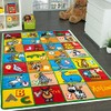 Kids Rug ABC Animals Area Rug 3' x 5' (3'3"
