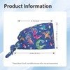 Cute Funny Anime Dinosaur Dino Space Galaxy Blue Working Cap