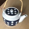 Polka Dot No. 6 Earthenware Bottle with Stainless Steel Tea