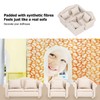 1:12 Scale Dollhouse Sofa Hand Crafted High Simulation Miniature Sofa