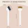 Diakey 2 Pack Dish Brush with Adjustable Angle Handle, Stiff