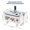 Sthovd WB24T10029 Electric Range Infinite Switch Replacement for GE Appliances