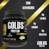 Suplemento Aminoácidos Golds Protein 1kg En Polvo 200servis