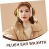 OATIPHO Cute Hamburger Cartoon Ear Warmers Foldable Thermal Earmuffs Fluffy
