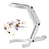 5/11X Magnifying Glass with 8 LED Light Hnadheld Desktop Multifunctional