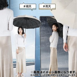 傘 折り畳み傘 ワンタッチ 日傘 UVカット 雨傘 晴雨兼用傘 12本骨 大きめサイズ 持ち運び便利 日焼け防止 (ブラック)