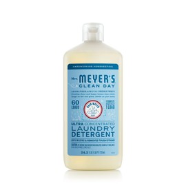 Mrs. Meyer's Clean Day Ultra Concentrated Laundry Detergent, Rain Water Scent, 24.3 fl oz