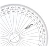 Graphoplex GX110D Full Circle Protractor Clear