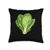 Romaine Lettuce With Leaves Throw Pillow