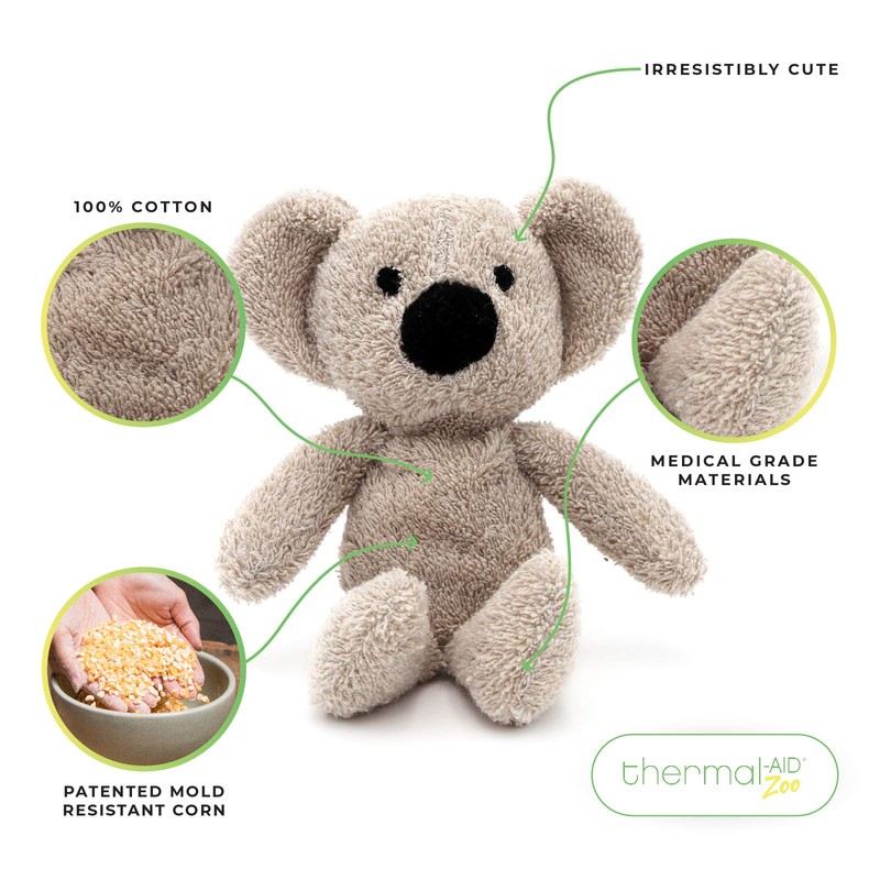 Thermal-Aid Zoo - Mini Microwavable Stuffed Animal - Plush Toy