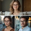 XXZQRYHN Reading Glasses for Women Men - Blue Light Blocking