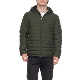 Rokka&Rolla Men's Lightweight Water-Resistant Quilted Puffer Jacket
