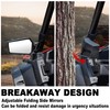 SAUTVS Side Mirrors for Honda Pioneer 1000 2016-2025, Adjustable Rearview