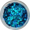 Nail Ssen Nail Art Round Sequin Glitter 2MM HR-36 HOLO BLUE / 네일쎈 네일아트 원형스팽글글리터 2MM HR-36 HOLO BLUE