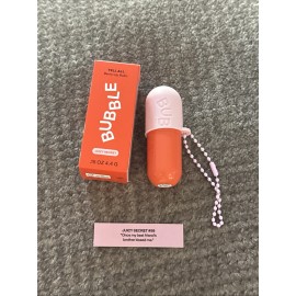 Bubble Tell All BERRY Lip Balm Silicone Cap Keychain NEW