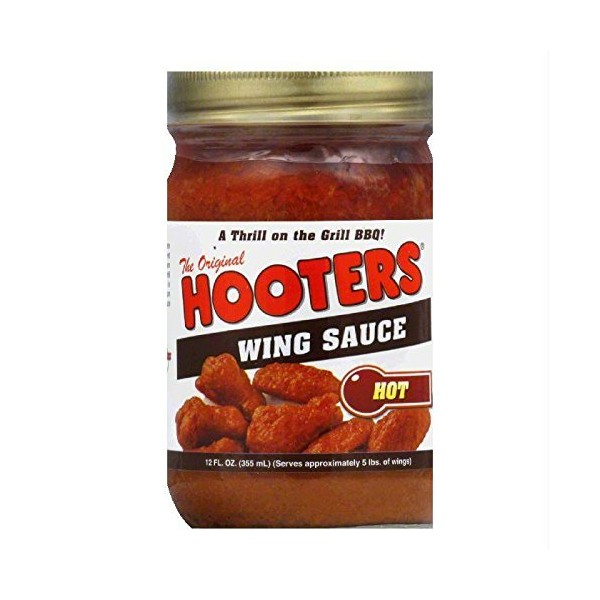 Hooters Sauce Wing Hot, 12 oz