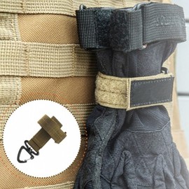 Hook + Velcro strap Beige 2ea