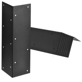 Set of 4 Raised Garden Bed Corner Brackets 16 inch for Wood Planter-Shelves, Heavy Duty Angle Brackets Rust Resistant Raised Bed Corners Metal Connectors 16 x 3 x 3 inch for Vegetable Planter Garden