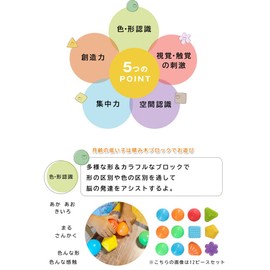 Educational Toys, Montessori Toys, Magic Cubes, Tsumiki, Shapes, Blocks, Educational Toys, Teaching Tools, Toys (6 Square)