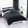 Colchas Concord Edredón Onix Matrimonial Doble Vista Negro Fundas Concord