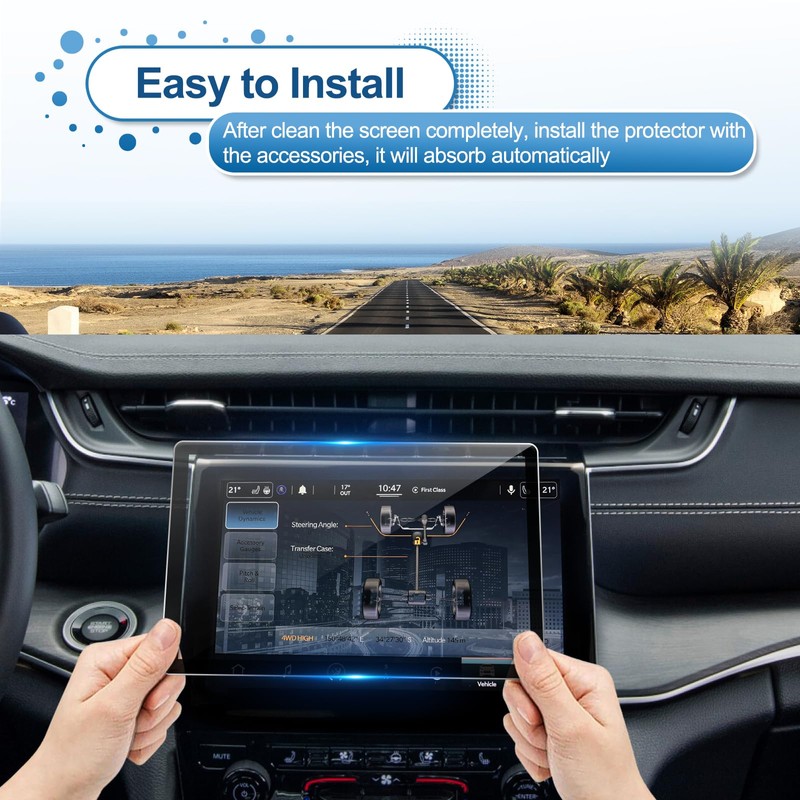 Coleya 2022 2023 2024 2025 Grand Cherokee Screen Protector for