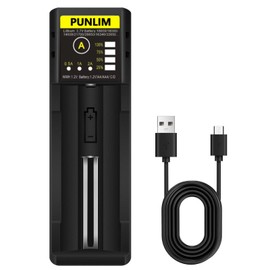 18650 Battery Charger,Intelligent USB Universal Battery Charger for 3.7V-4.2V Li-ion 18650 18500 21700 26650 14500 16340(RCR123) 1.2V Ni-MH Ni-CD AA AAA Battery