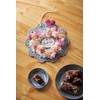 Tokyodo ZE009007-002 Lace Square Plate, Pink, 7.1 inches (18 cm)