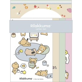 San-X LH81601 Rilakkuma Letter Set
