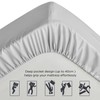 Bedsure Small Double Fitted Sheet - Bed Sheets Extra Deep