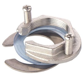 Stainless Steel Faucet Fixing Nut Kit, Single Hole Faucet Fixing Piece, Lock Nut Mounting Fitting to Prevent Kitchen and Bathroom Faucets from Loosening, Single Hole Nut Mounting Type Connector 31 mm