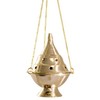Vrinda® Brass Hanging Censer/Charcoal Incense Burner - 6'' High