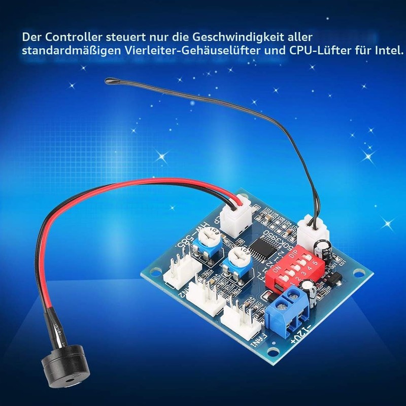PWM Driver Module for PC Fan Speed Controller 12V 4-Core