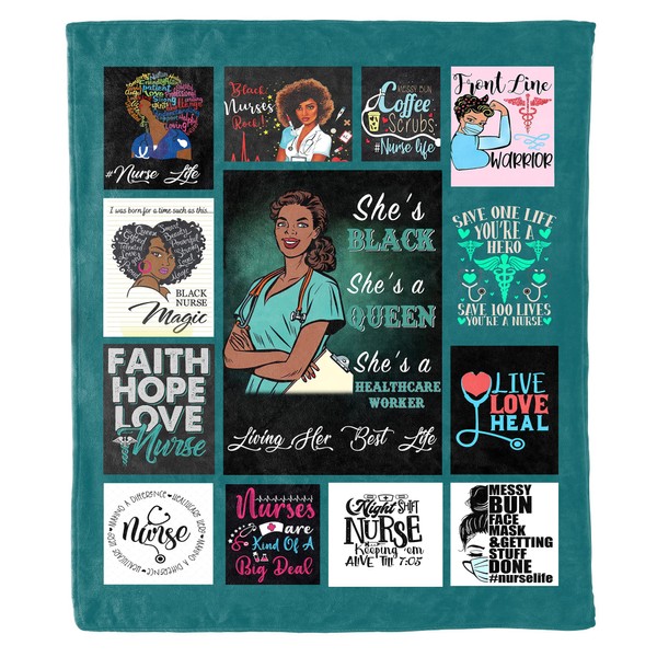 She is A Black, She is A Queen Blanket for