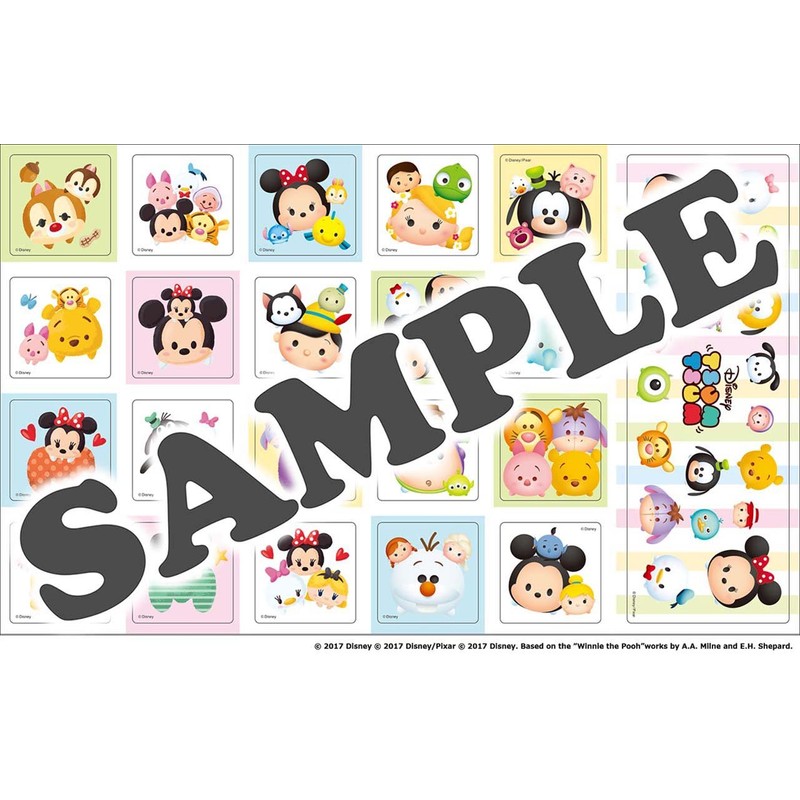 ディズニー ツムツム 五線ノート 5段 【シールつき】 (5冊セット)