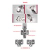 HAFELE 165 Degree Hinges with Integrated Cushioning Kitchen Cabinet Cupboard
