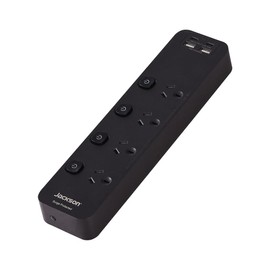 Jackson Fast Charge Switched 4 Outlet USB-C Powerboard
